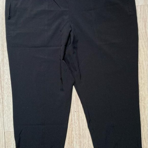 NWT MSRP $68 RBX Women Stretch Woven Jogger Pants w/Zipper Pocket Black Size 2XL - Picture 2 of 4